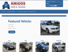 Tablet Screenshot of amigoscarsandtrucks.com